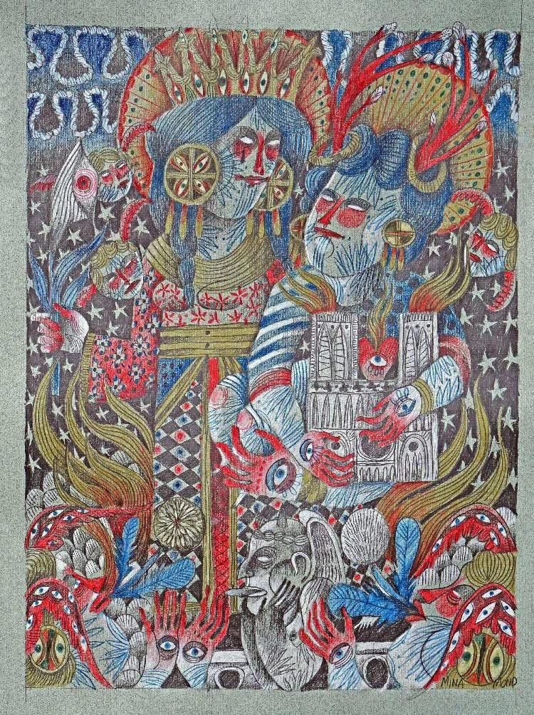 Notre Dame De Paris, 40/30cm, Pencil on paper, 2019 Notre Dame De Paris, 40/30cm, Pencil on paper, 2019